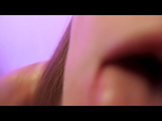 ginger asmr ~ close up, extreme, attention to help you sleep (lens licking) small tits big ass teen
